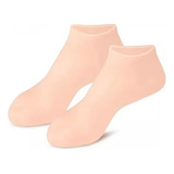 01 Par De Meia Silicone Anti - Rachadura Hidratação Dos Pés
