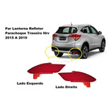 01 Par Refletor Do Para-choque Traseiro Hr-v 2016 2017 18 19