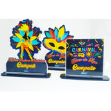 01 Troféus Personalizados Em Acrílico - 10x10cm - Promoção