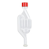 01 Airlock Tipo S Fermentação Cerveja C Anel Vedante