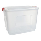 01 Caixa Organizadora 30l Brinquedos Transparente Grande