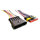 01 Conector Chicote 6 Vias Selado