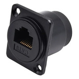 01 Conector Rj45 Cat 6 Dupla Fêmea Emenda Painel Rack D
