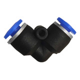 01 Conexão Pneumática Cotovelo União L 90 Para Tubo 4mm