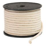01 Corda Cordão 100 Algodão 6mm Com 20 Metros Trançado