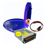 01 Fita Led 3528 1200 Led Uv Luz Negra Serigrafia Fonte 10a Luz Ultravioleta Tensão De Operação 12v 110v 220v