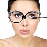 01 Óculos Maquiagem Profissional Grau Aumento Make Importado Cor Preto Grau 2 5