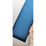 01 Placa Modular 60x20 P Cabeceira De Cama Cor Azul Escuro