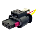 01 Plug Chicote Conector Flex Fuel Continental Vw 06k907811b