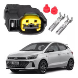 01 Plug Conector Chicote Bobina Ignição Hyundai Hb20 1 0