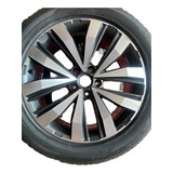 01 Roda Amarok Aro 20 Original Com 01 Pneu Novo 255 50r20