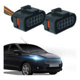 02- Plug Chicote Conector Farol Ford Fiesta 2011 A 2014