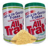 02 All Trat Limpa Fossa E Caixa De Gordura Enzimas 500 Grs