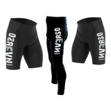 02 Bermudas E 01 Calça Ciclismo Bike Acolchoadas 