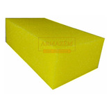 02 Bloco De Espuma Multiuso Amarelo 17cm X 11cm X 6cm