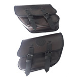 02 Bolsa Lateral Dir/esq Marron Royal Enfild Himalayan