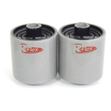 02 Bucha Fusion Braço Inferior Curvo Suspensão Diânteira