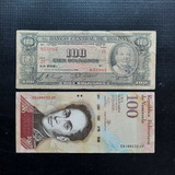 02 Cédulas Antigas Da Bolívia E Venezuela Bc E Soberba 