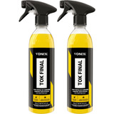 02 Cera Carnaúba Automotiva Líquida Tok Final Vonixx 500ml