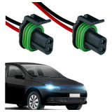 02 Conector Plug Chicote Farol Milha Gm Vectra Astra Agile