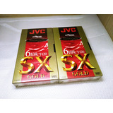 02 Fitas Vhs Jvc Sx Gold120