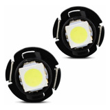 02 Lampadas Led Branco Botão Ar Condicionado Honda Fit City