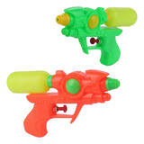 02 Lança Agua Arminha Arma Pistola Brinquedo Water Gun 