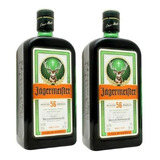 02 Licor Fino Alemão Jagermeister De 700ml Original C/nfe