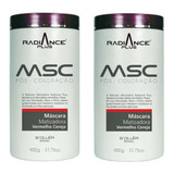 02 Máscara Matizadora Vermelho Cereja Radiance Plus 900g