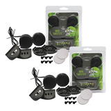 02 Pares De Mini Tweeter Universal De Coluna Painel E Porta
