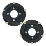 02 Pçs Adaptador De Roda De Fusca 4 F 4x130mm P/ 5x205mm Cro