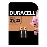 02 Pilhas Bateria Duracell 23a 12v A23 Alcalina 1 Cartela