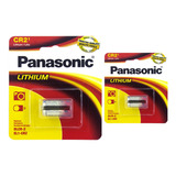 02 Pilhas Panasonic Cr2 3v Bateria