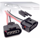 02 Plug Conector P/ Chicote Farol Gol Saveiro Voyage Parati