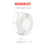 02 Rolos Papel Etiqueta Niimbot 14x22mm