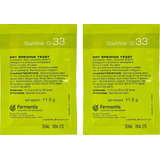 02 Sachês De Fermento Levedura Safale S-33 - Promoção