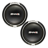 02 Alto Falante Subwoofer Snake Cobra 12 Polegadas 500 Rms