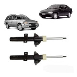 02 Amortecedor Dianteiros 2 Kits Batentes Escort Zetec C Sup