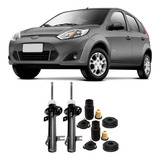 02 Amortecedores 02 Kits Rolamento Fiesta Diant 08 09 010