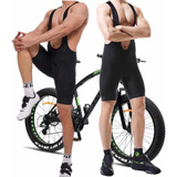 02 Bermudas Bretelle Ciclismo Bike Mtb Forro Multigomos D90