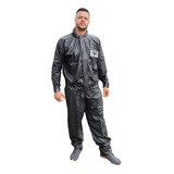 02 Capa De Chuva P Motoqueiro Blusa E Calça Pvc Impermeavel