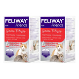 02 Feliway Friends Refil 48ml Ceva Auxiliar Adaptação Gatos