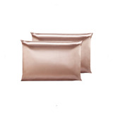 02 Fronhas De Cetim Anti Frizz 70cm X 50cm Par Chocolate