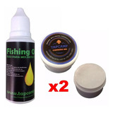 02 Kit Graxa E Óleo Lubrificantes P Carretilhas E Molinetes