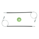 02 Kits Reparo Máquina Vidro Elétrico Traseiro Punto Linea