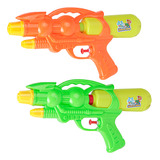 02 Lança Água Arminhas Arma Pistola Brinquedo Water Gun