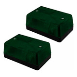 02 Lanterna Lateral Recrusul Carreta Caminhão Verde