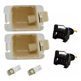 02 Lanterna Luz De Placa Pajero Tr4 2009 2015 Led C Chicote