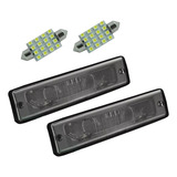 02 Lanterna Luz Iluminação Placa Do Tempra Lampada 16 Leds Luz Branco