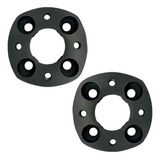 02 Pçs Adaptador De Roda Gol 4x100mm P 4x108mm 28mm Spf